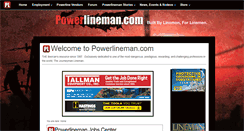 Desktop Screenshot of powerlineman.com